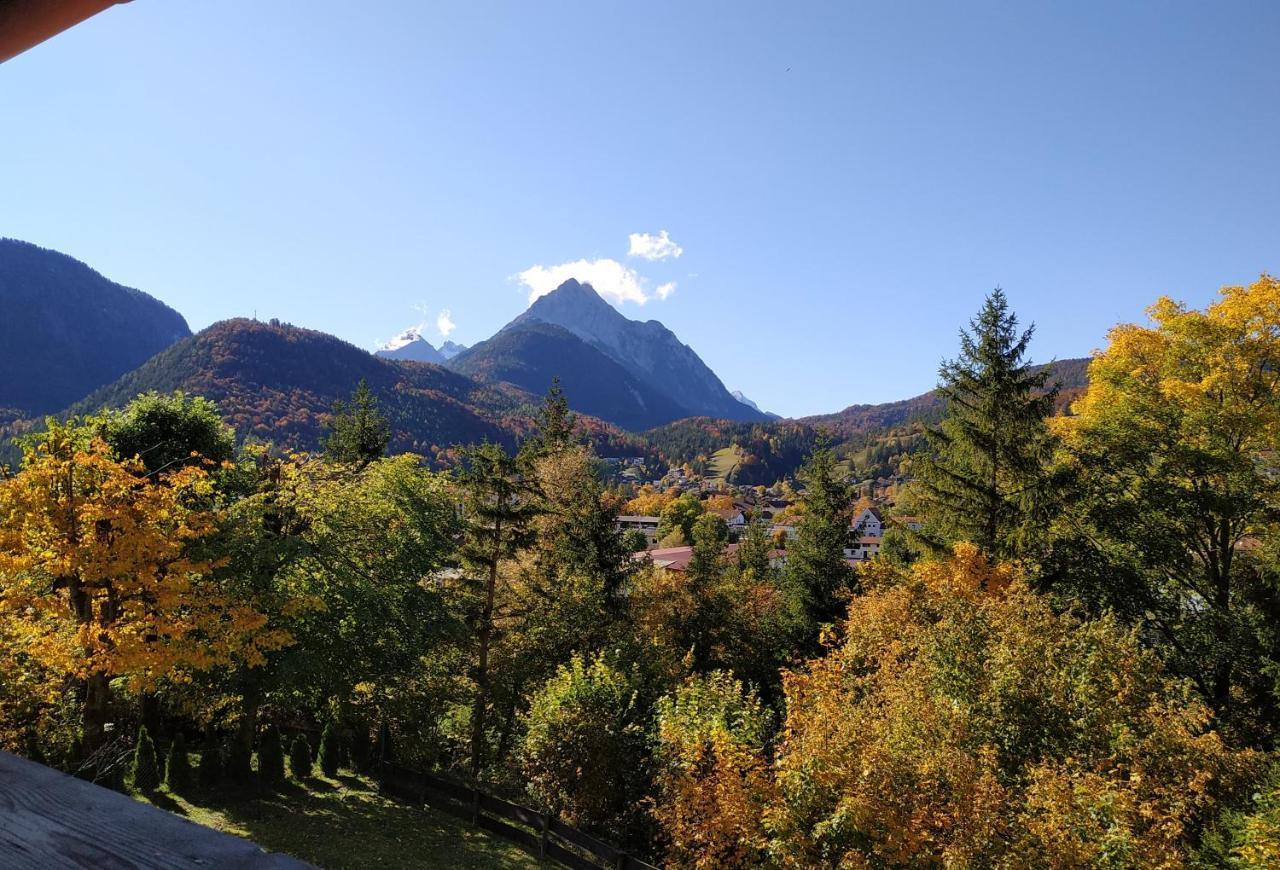 Ferienwohnung Arzgrube Mittenwald Bagian luar foto