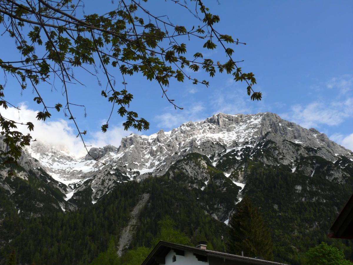 Ferienwohnung Arzgrube Mittenwald Bagian luar foto